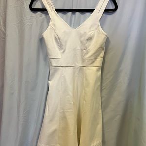 Beautiful white sleeveless a-line dress. NWT